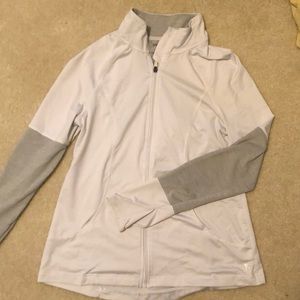 White athletic jacket